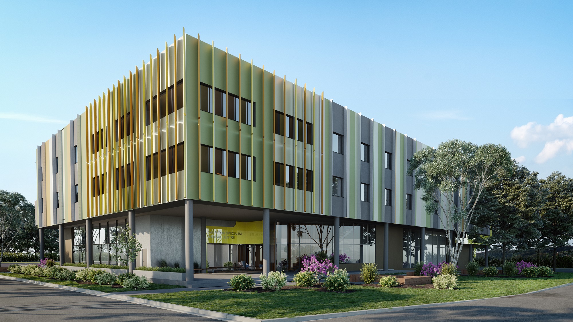 Canberra Specialist Medical Centre 3D Render