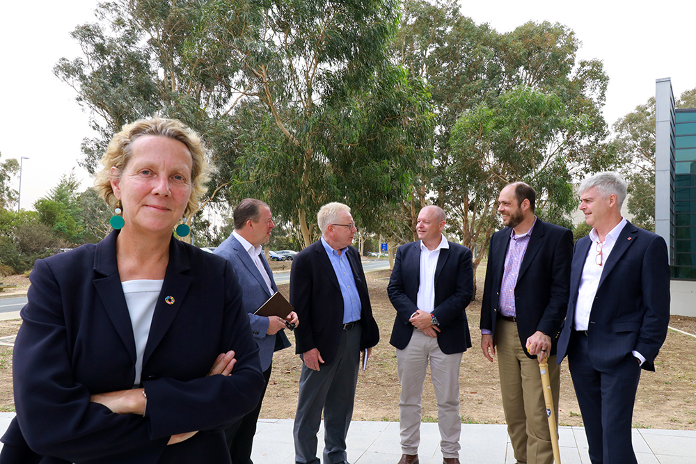 Barbara Norman with natural disaster experts