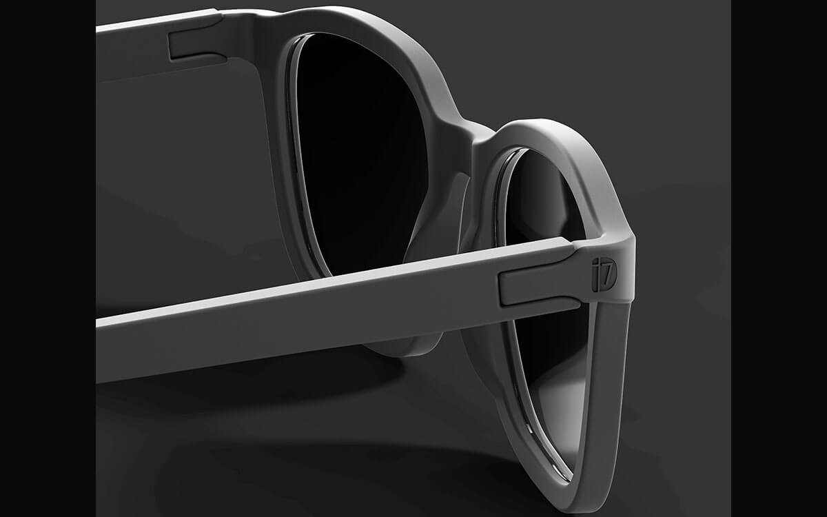 ID7 glasses detail closeup