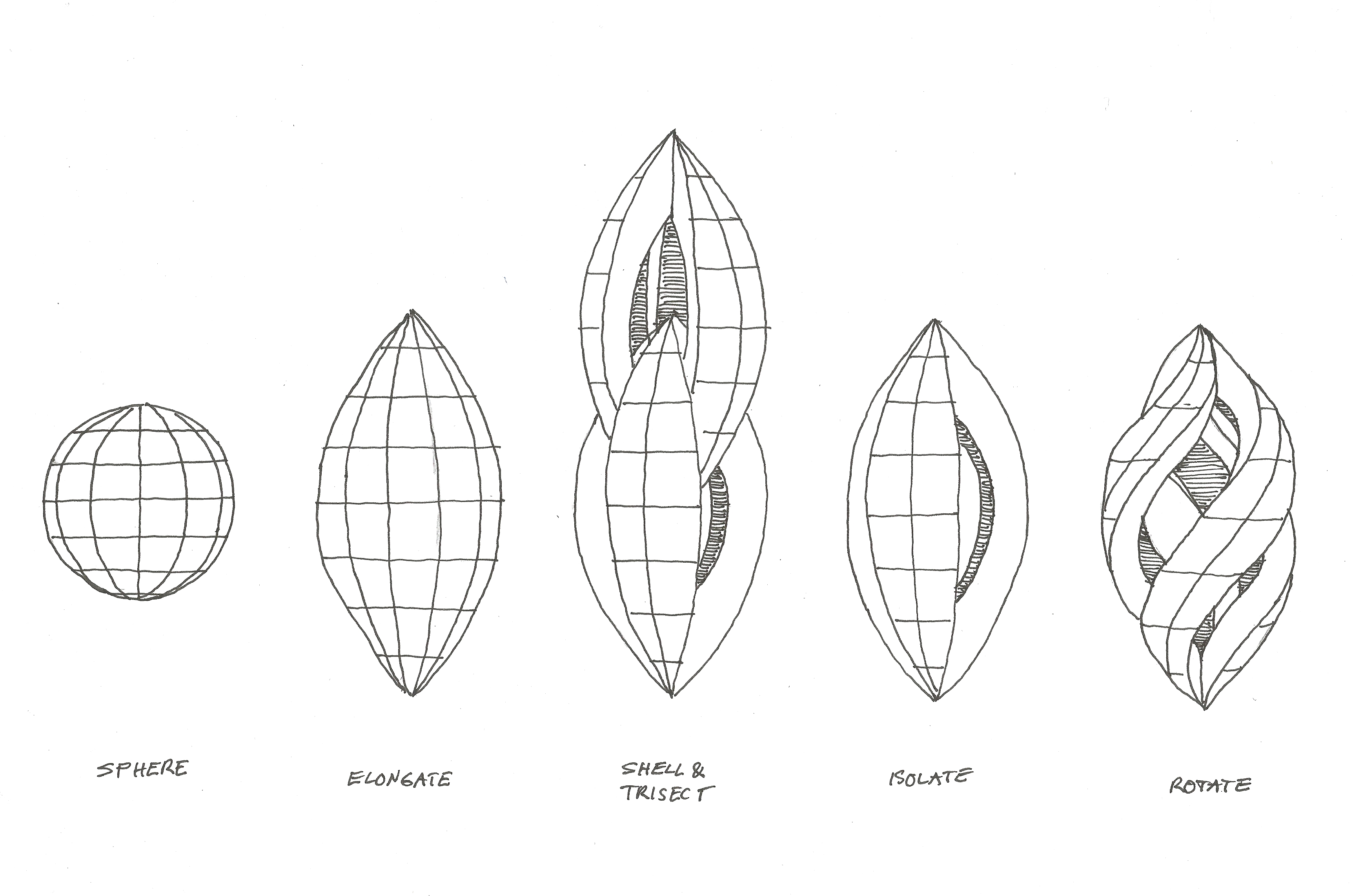One Sculpture - Concept Drawing