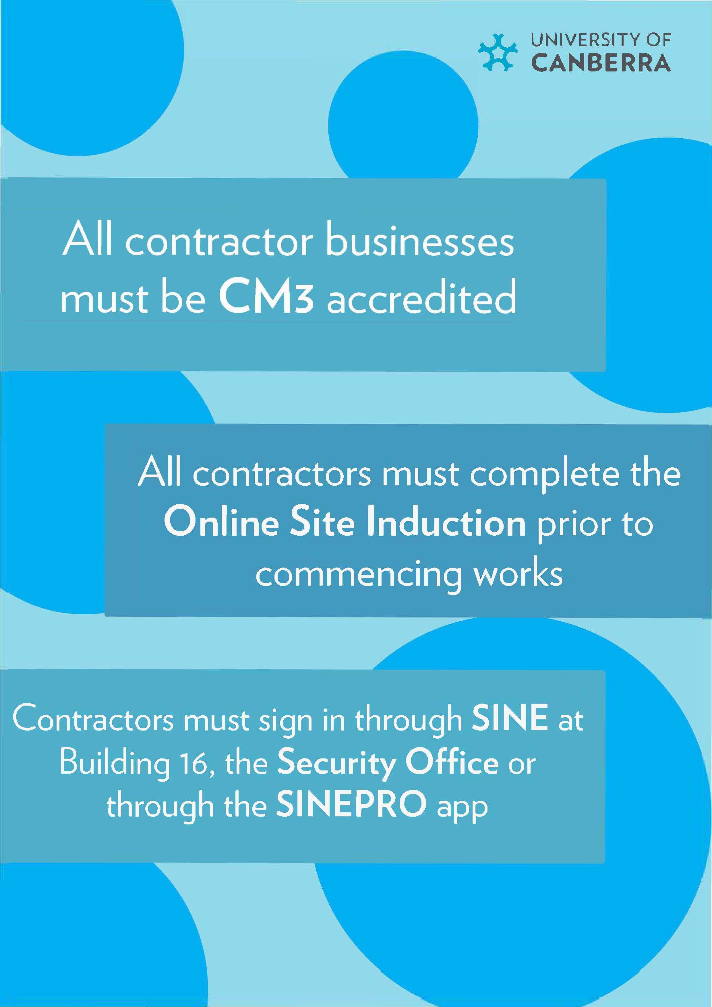 New contractor