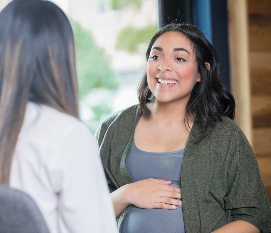 A banner image showing a student midwife
