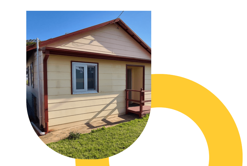 A stylised banner image showing the Moruya property