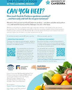 food for future survey brochure
